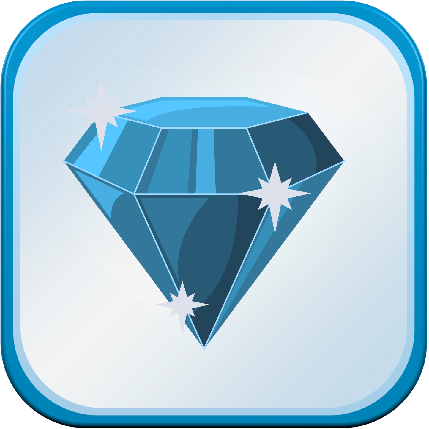 Ícone de diamante representando autoestima e fortalecimento emocional feminino